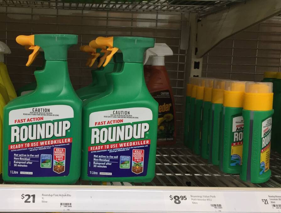 On the Shelf: Roundup on sale at a Coles supermarket. 