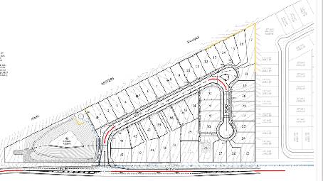 The proposed 46-lot subdivision is worth $2.3 million. Picture via the development application