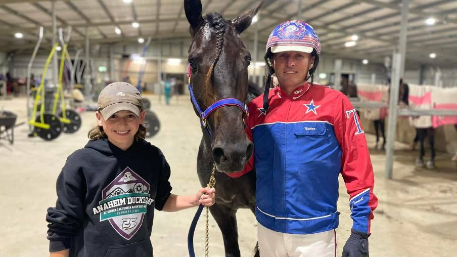 Nathan Turnbull picked up three wins at Dubbo Showground on Friday night including the Peter Lew Memorial. Picture by Amy Rees
