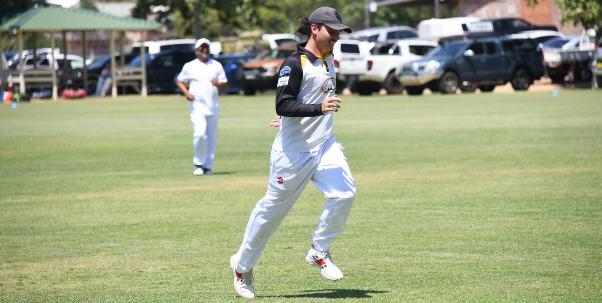 Newtown Tigers all-rounder Dylan Hamilton produced a fine performance over the weekend. Picture by Amy McIntyre