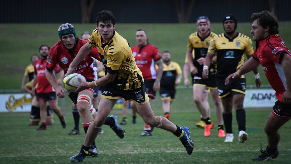 Dubbo Rhinos flanker Ethan Smith will be in action again this weekend. Picture by Amy McIntyre