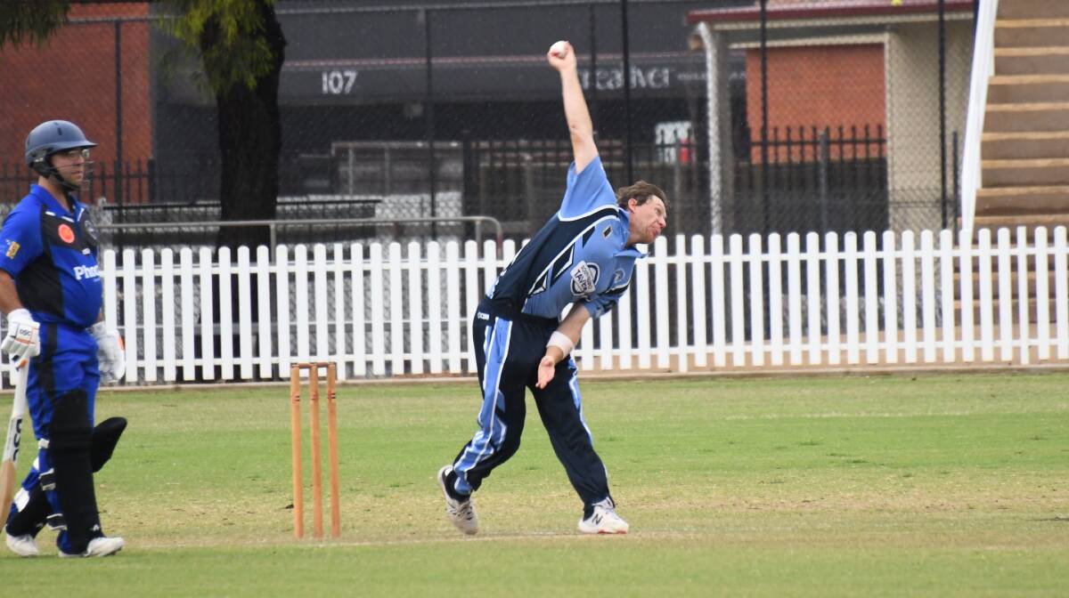 Dubbo representative bowler Bailey Edmunds, pictured previously at No.1 Oval, took five wickets against Parkes. Picture by Amy McIntyre