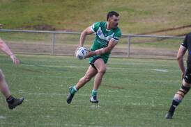 Jeremy Thurston scored two tries for Dubbo CYMS against Forbes. Picture by Tom Barber