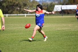 Dubbo Demons young gun Molly Mayall is enjoying another strong season with the club. Picture by Amy McIntyre 