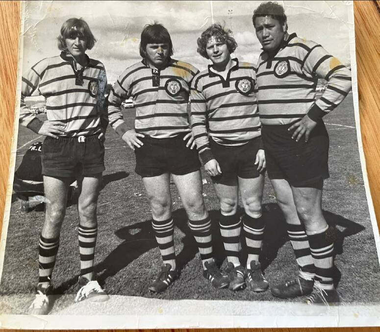 Members of the Mudgee Tigers during the seventies. Picture supplied