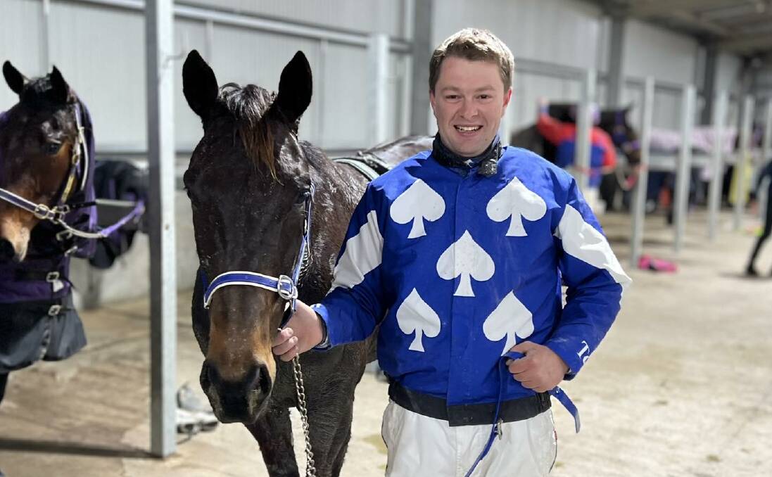 Bathurst Harness Racing trainer and driver Tom Pay returns to Bathurst from his QLD campaign and returns to the winner's circle soon after on June 28 with Camstar Road. Picture by Charlie Gilfillan.