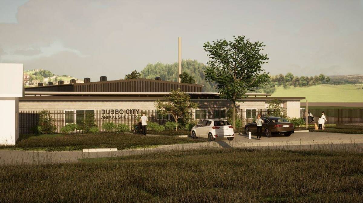 An artist's rendering of the new Dubbo City Animal Shelter. Picture supplied