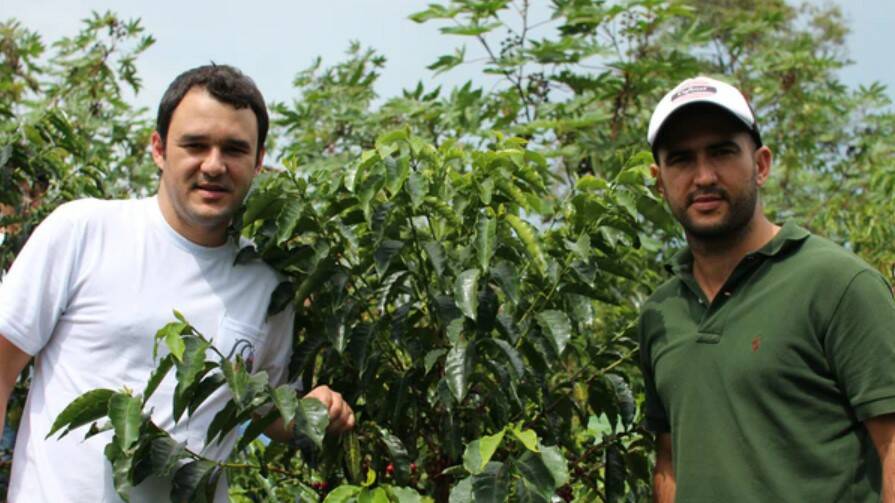 The Coffee Bean Roasting House sources some of their green beans for their gold medal winning coffees from the farm of Felipe and Carlos Arcila in Colombia. Picture supplied