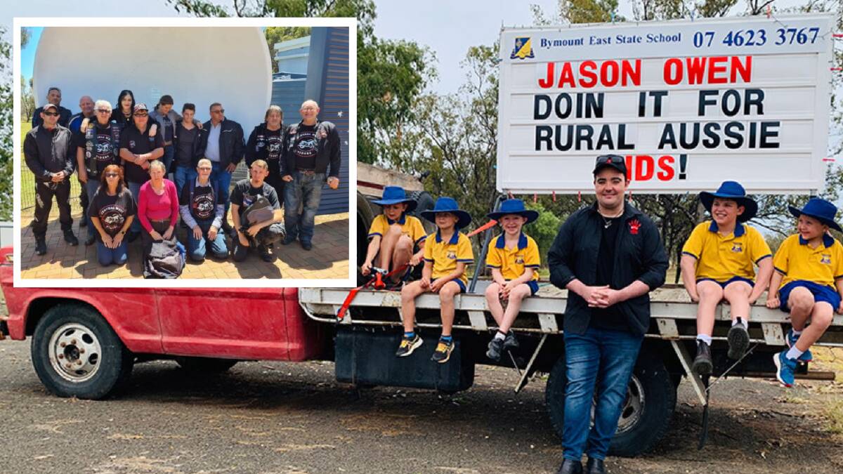 The Central West Riders Social Motorcycle Club (inset) are organising a famil-fun day to raise money for Jason Owen's charity Doin' It For Rural Aussie Kids. Pictures supplied