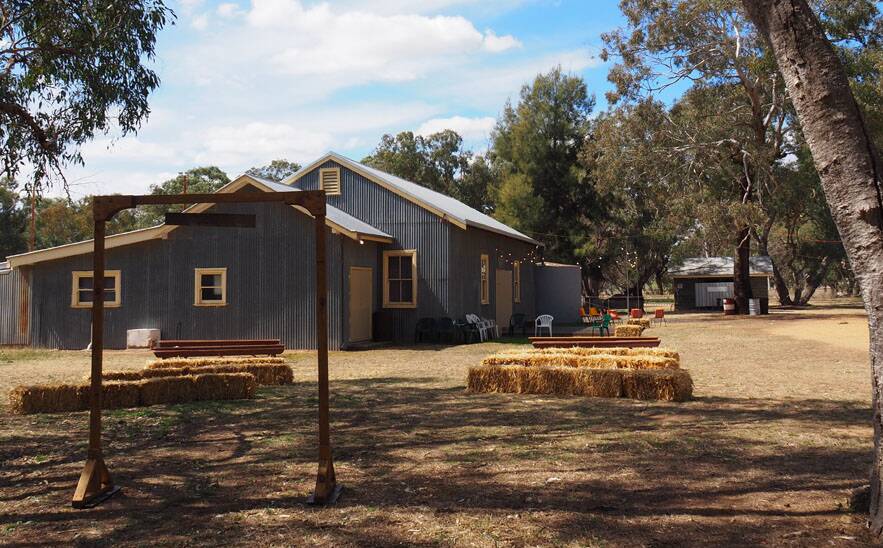 Toongi Hall and Recreation Reserve is a popular campsite and wedding venue. Picture supplied