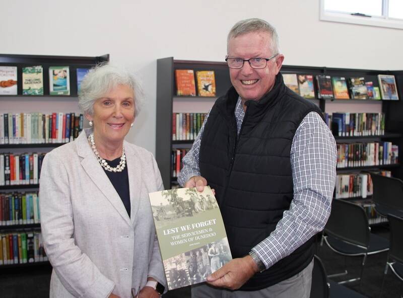 Authur Anne Watts launched the new edition of her book at an event in Dunedoo. Member for Parkes Mark Coulton was in attendance. Picture supplied