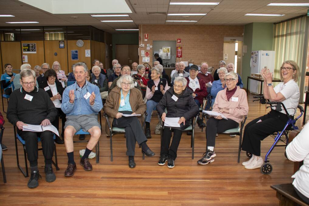 Members of Dubbo's dementia choir meet up every Tuesday for an all-inclusive sing along. Picture by Belinda Soole