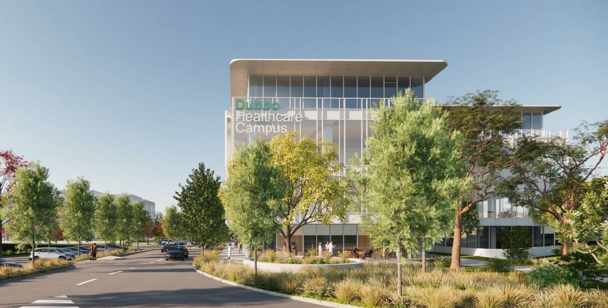 The building will make up part of a $150 million health and education precinct. Picture supplied