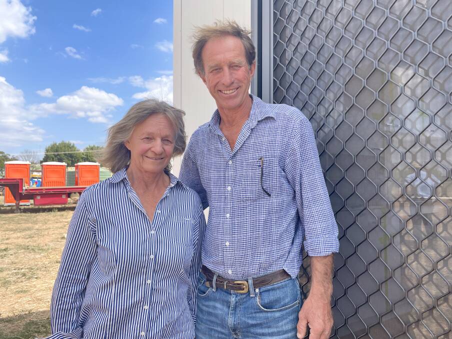 Eugowra-based couple, Carol and Graham Blackwood said while flood-recovery has been tough, they're also grateful to have survived it. Picture by Emily Gobourg.