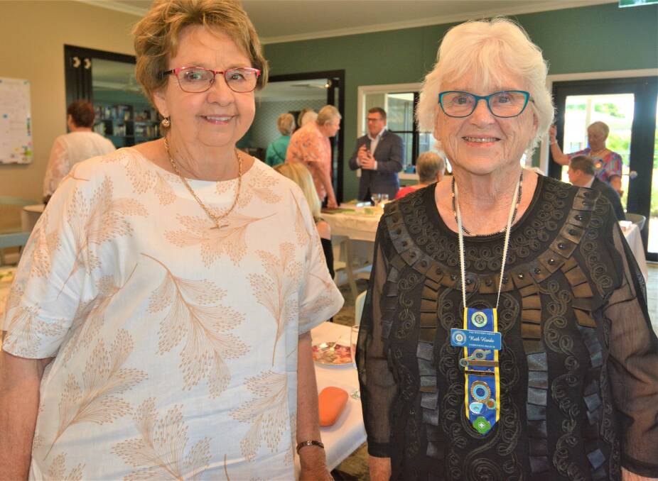 CWA Narromine president Ruth Hando (right) and Central West branch president Bev Worrall. Picture by Elizabeth Frias