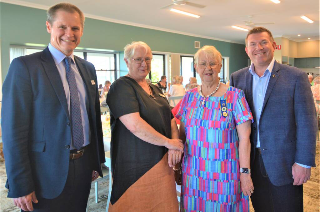 The Dubbo CWA Branch 100th Year Celebration with state president Joy Beames, Dubbo MP and agriculture minister Dugald Saunders, Dubbo mayor Mathew Dickerson and guest branch members in the Macquarie CWA group. Picture by Elizabeth Frias