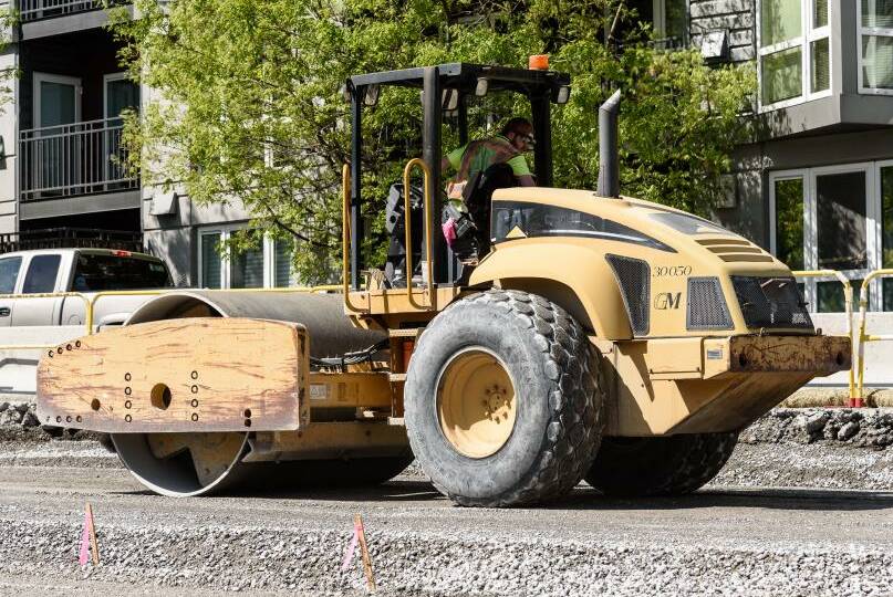An image of the vibratory roller compacting a road surface courtesy of the University of Technology Sydney online publication and Washington State department of transportation. Picture Supplied