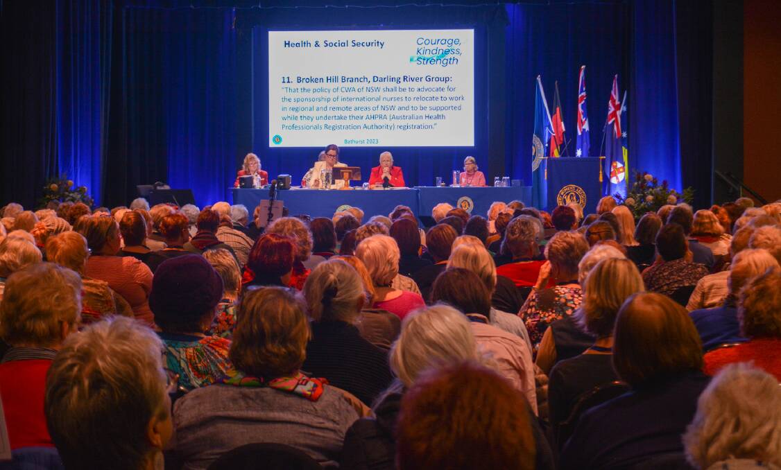 NSW CWA annual state conference. Picture by: Elka Devney