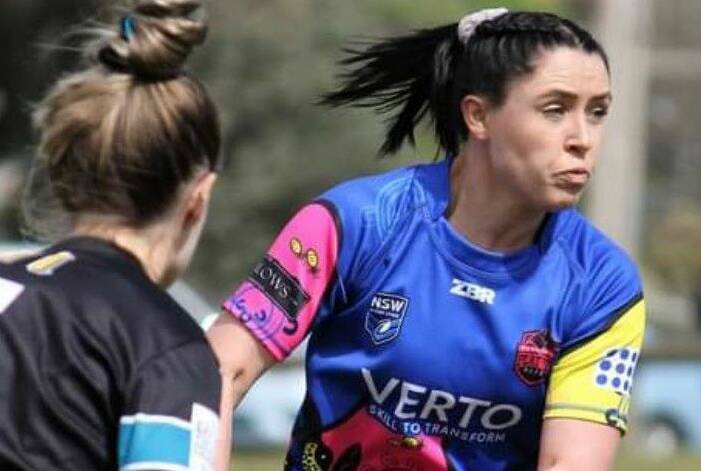 It was Meredith Jones in the Western Women's Rugby League match between Panorama Platypi and Mudgee Dragons on Saturday.