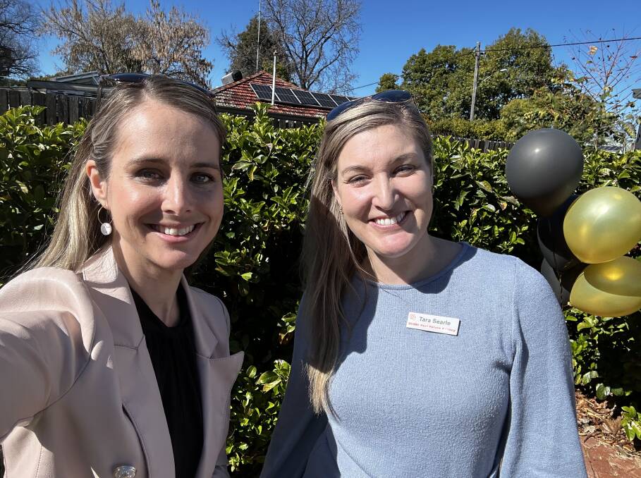 Co-chairs of the REINSW Orana Division Laura Shooter and Tara Searle. Picture supplied 