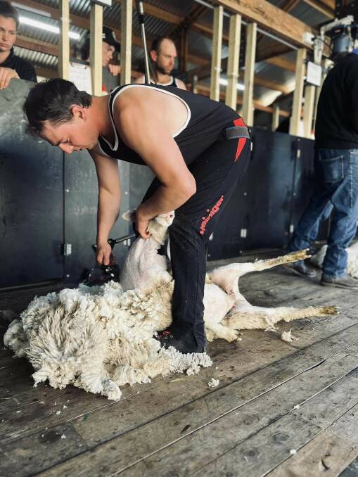 Scott Madden of Crookwell is an open shearer and Vice Chairmen for Sports Shear NSW. Picture supplied 