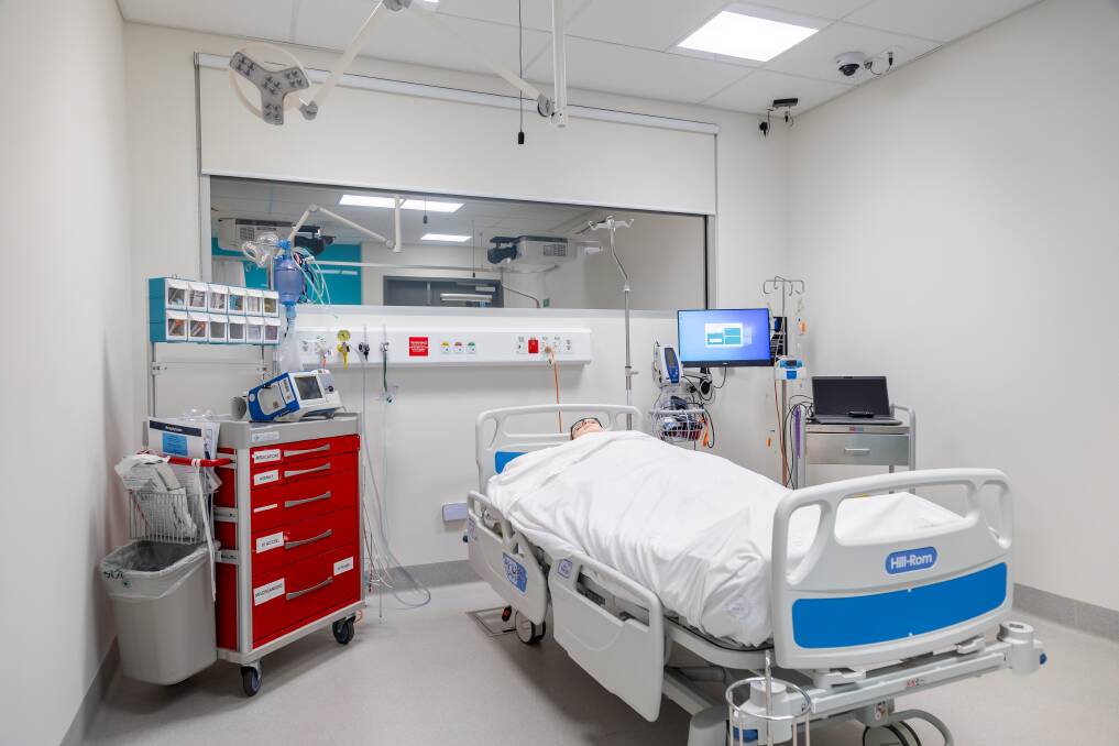 One of the simulated rooms the students at the University of Sydney use in Dubbo. Picture supplied 