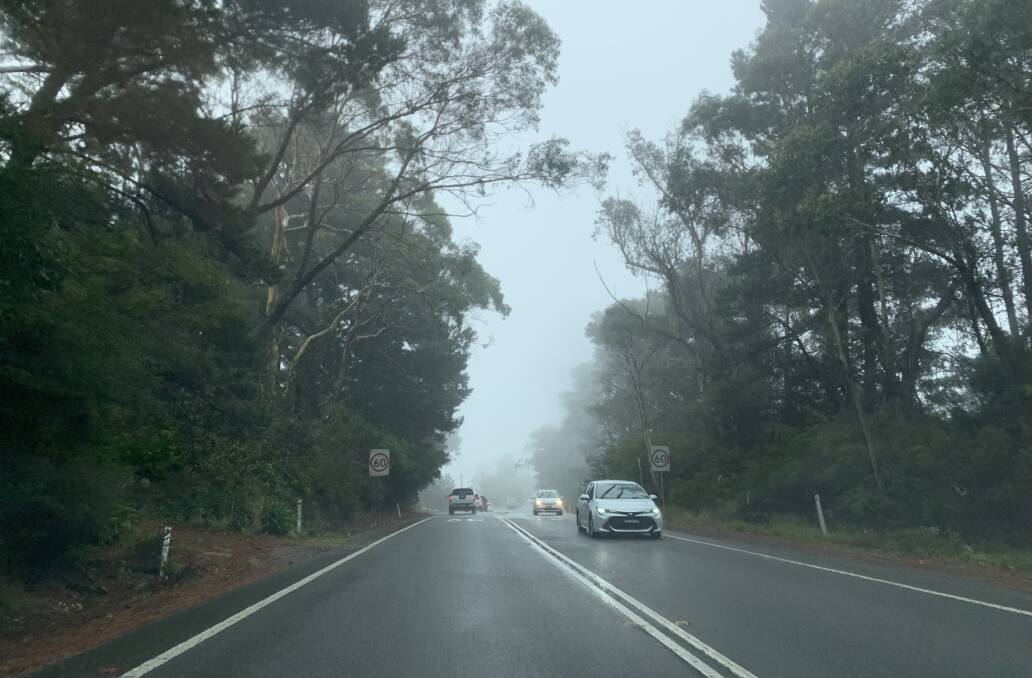 The Great Western Highway between Katoomba and Blackheath.