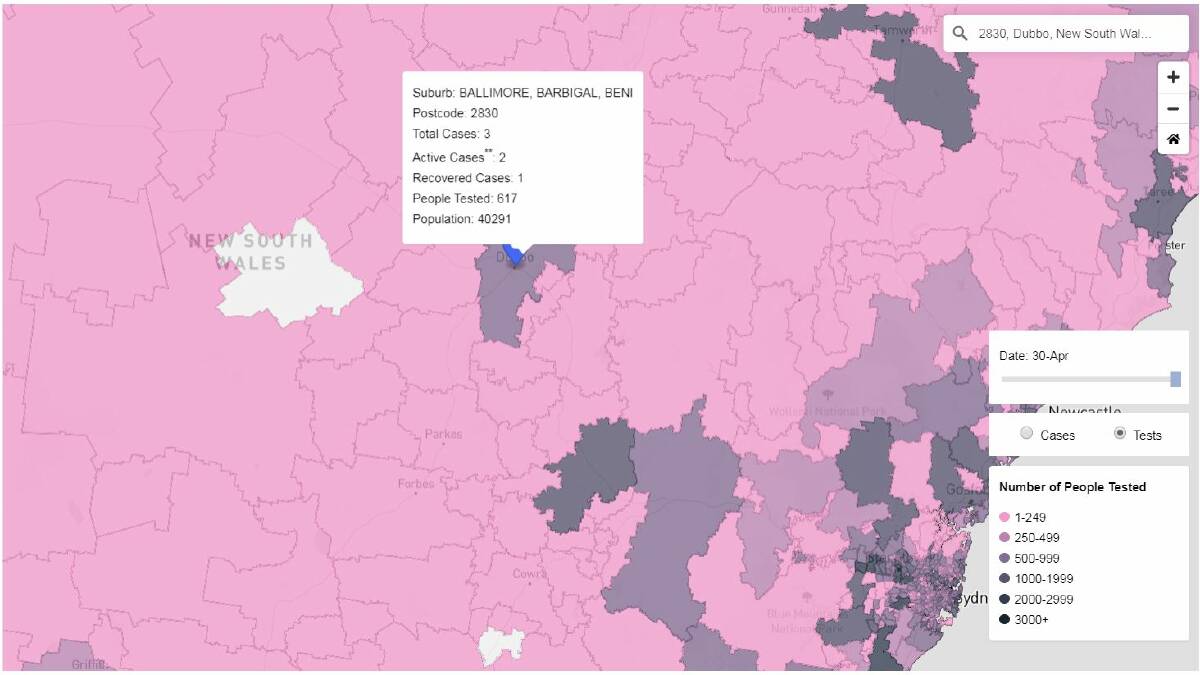 Covid 19 Heat Maps Will Pinpoint Coronavirus Cases In Nsw Daily Liberal Dubbo Nsw