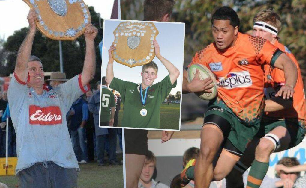 Dubbo legend Geoff Koerstz, Emus and Roos premiership winner Will Leader and our No.1, and Orange City star Sione 'Junior' Lafo'ou. 