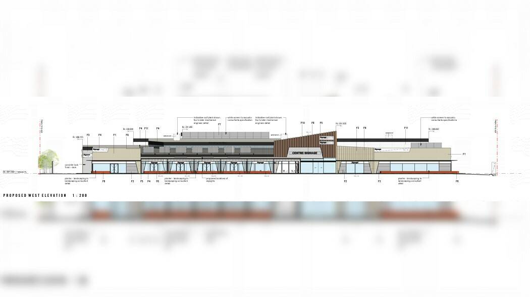 The proposed look of the Southlakes shopping centre. Picture supplied