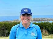 Dubbo's Zara Shanks at work as an apprentice greenskeeper at the NSW Golf Club in La Perouse, Sydney. Picture supplied