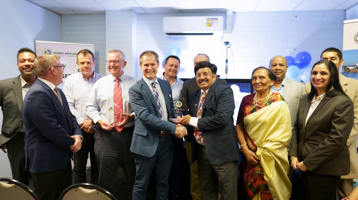 Officials and Indian Support Center Dubbo personnel at the launch of the centre in September 2023. Picture supplied