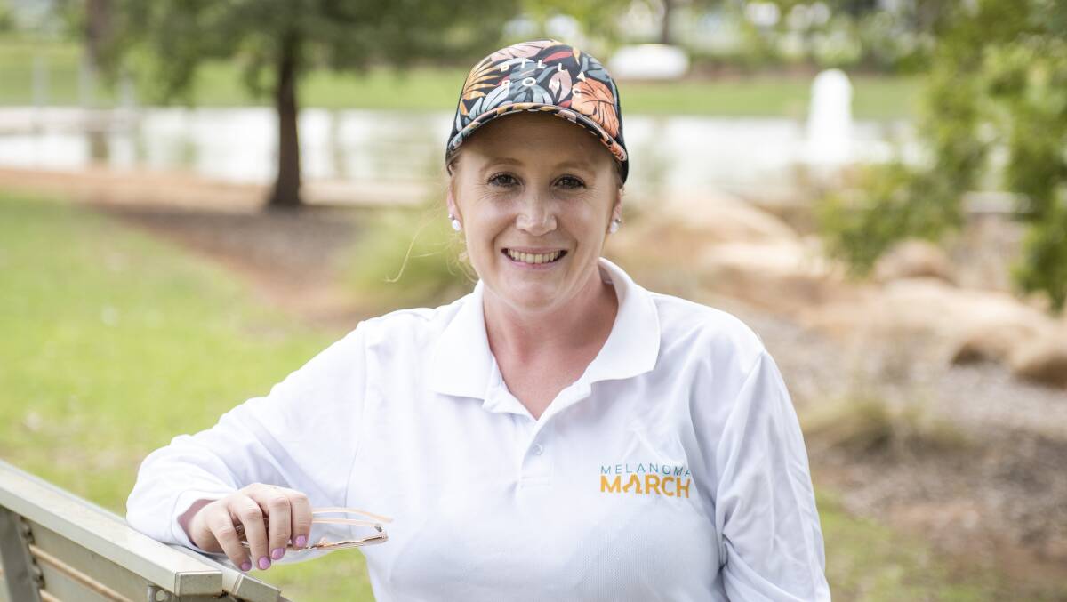 Sam Coyle is urging people to get involved in the Dubbo Melanoma March on Saturday, March 25. Picture by Belinda Soole