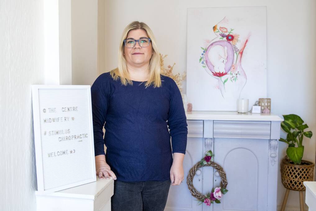 Rachel Bassett, midwife and owner of The Centre Midwifery, says she provides the only private midwifery service and home birthing service in the central west. Picture by Belinda Soole
