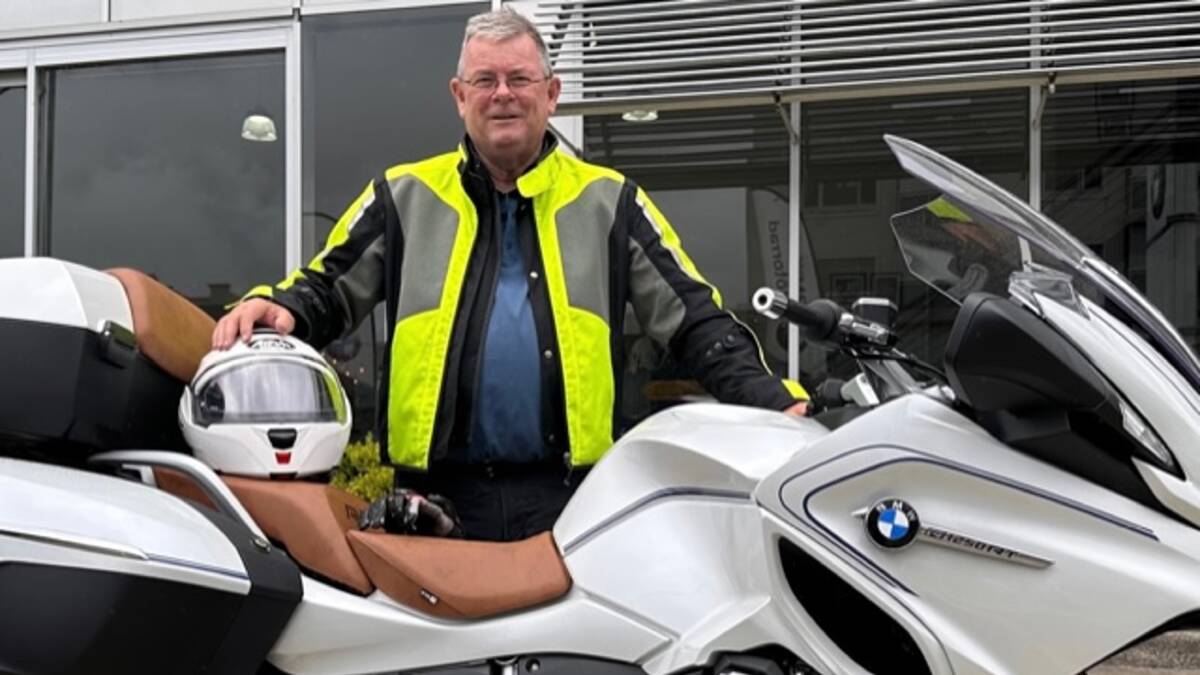 Royal Flying Doctor Service 2023 Bright Smiles Charity Ride organiser Bill Patrick will be cruising NSW with 20 other motorbike riders to raise money for rural dental care. Picture supplied