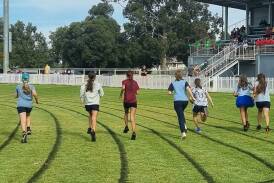 Girls at Gilgandra High School participate in the athletics carnival. Picture supplied