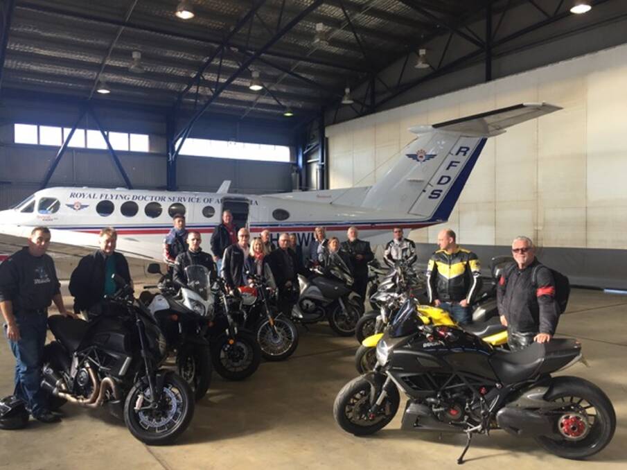 A previous Royal Flying Doctor Service Bright Smiles Charity Ride, such as the one that will set off from Dubbo on Friday, April 28. Picture supplied