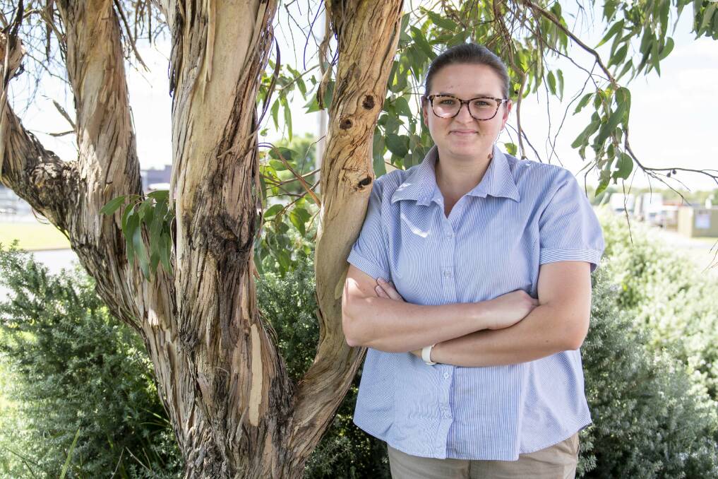 Emma-Jane Lovell was eight years old when she first became involved in the Dubbo Show. Now, she's stewarding the Young Farmers Challenge. Picture by Belinda Soole