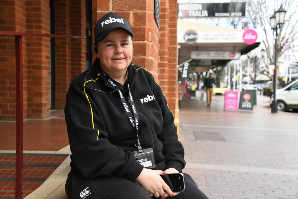 Mellanie Driscoll - who works at Rebel Sport in Dubbo - is participating in Dry July to give back to the clinic who helped her mum when she was sick with cancer. Picture by Amy McIntyre