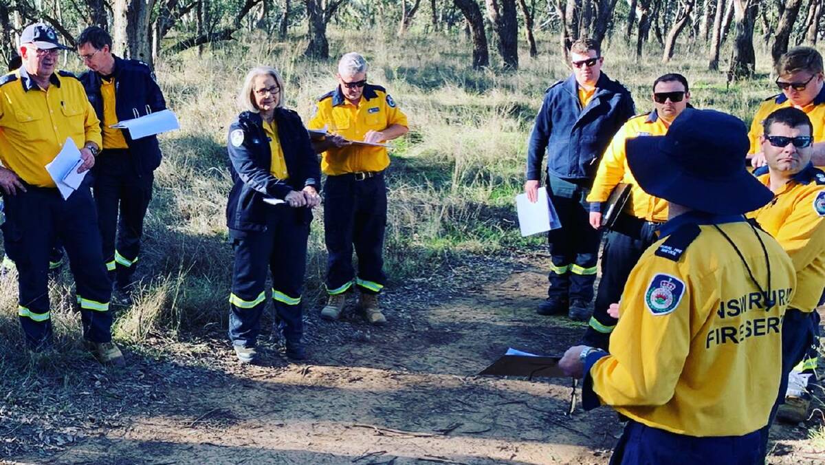 NSW RFS western delegate are meeting at Dubbo this week to undertaking training and a pre-season briefing. Picture by NSW RFS Training Academy on Facebook