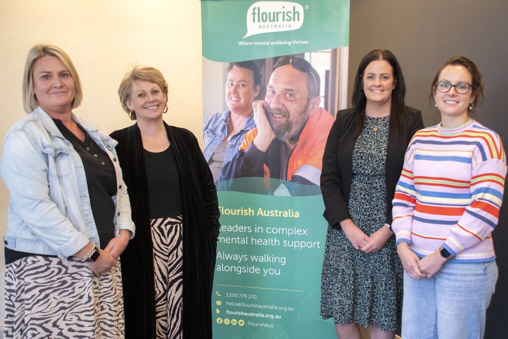 Sheree Masling, Lindal Brown, Lane Bermingham and Amy Powyer at Flousih Australia - Dubbo branch. Picture by Belinda Soole