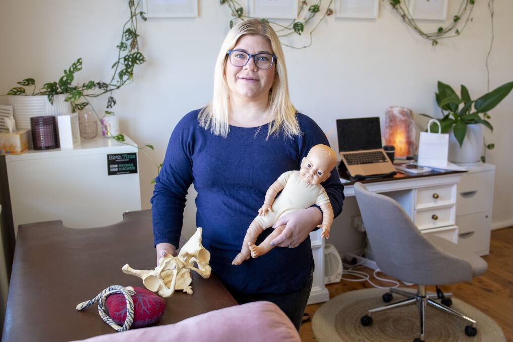 Rachel Bassett is the midwife and owner of The Centre Midwifery, which was established in Dubbo in 2020 to provide an alternative to hospital births. Picture by Belinda Soole