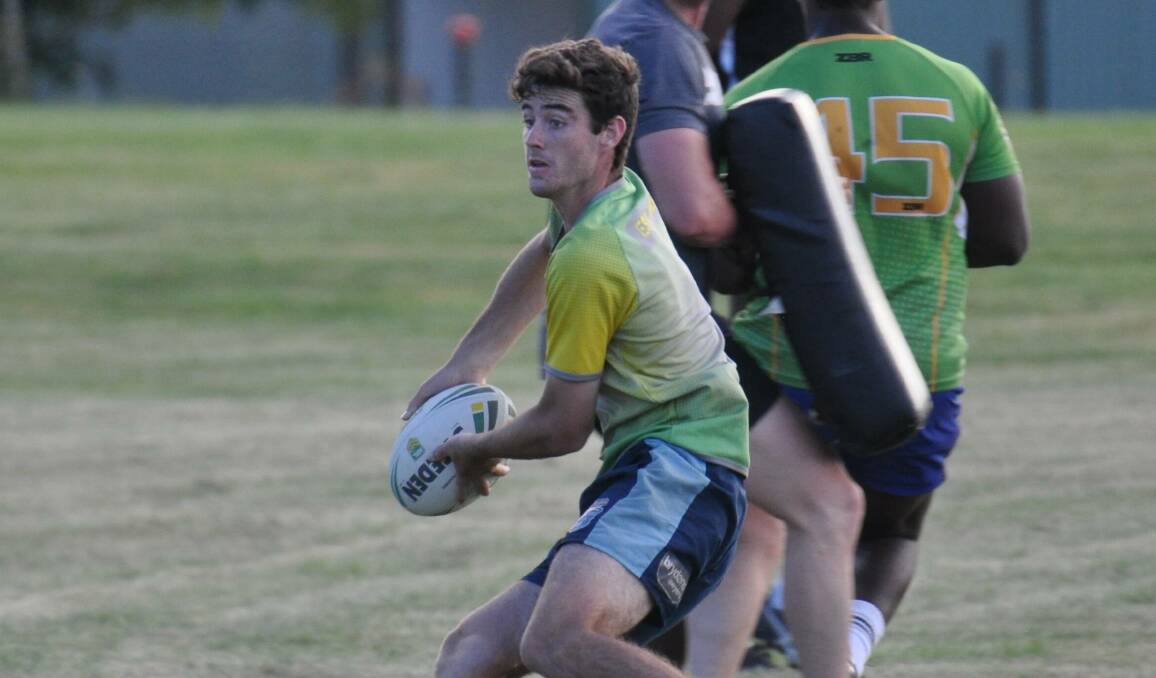 Josh Board in action during the 2021 pre-season. He'll make his return to Orange CYMS in 2024 after a year away from rugby league. Picture by Nick McGrath
