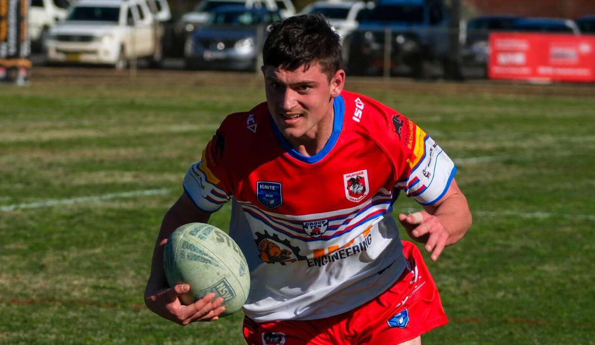 Jordie Robertson and the Mudgee Dragons have jumped ahead of St Pat's after their win on Sunday. Picture by James Arrow.