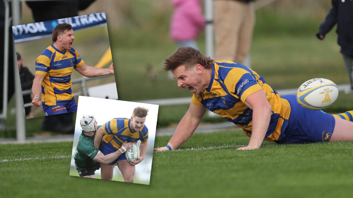 Adam Plummer had a grand final to remember on Saturday. Pictures by Phil Blatch.