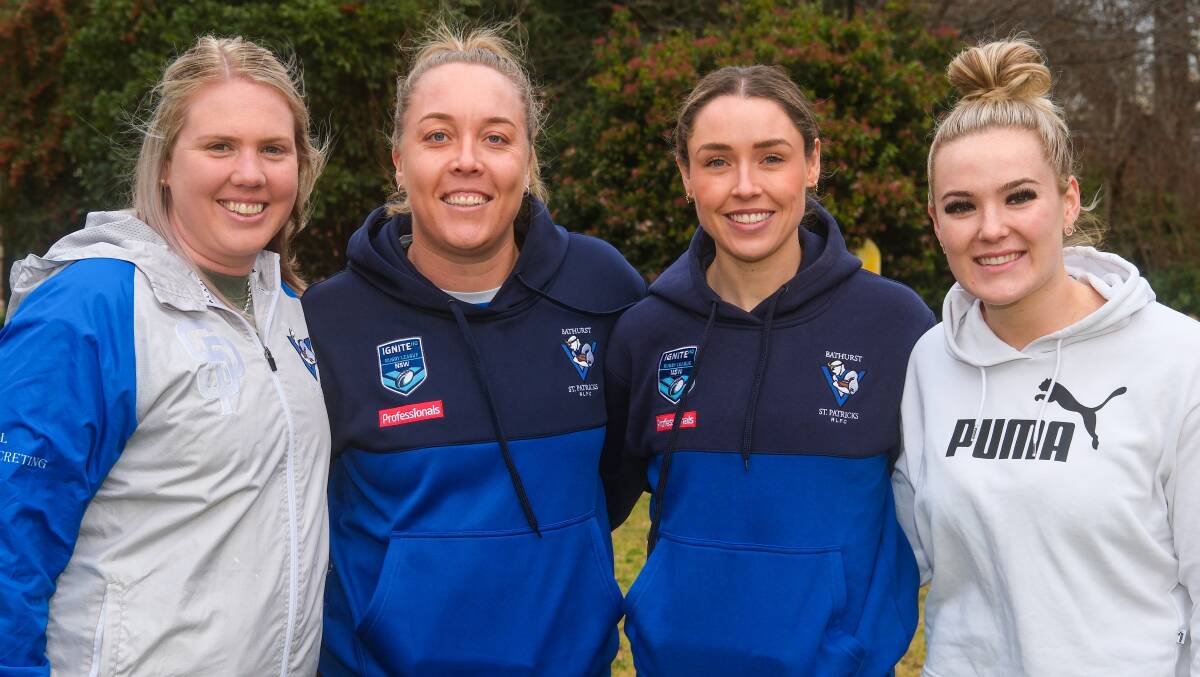Mish Somers, Hannah Kelly, Meredith Jones and Ebony O'Neill are keen to take on Orange CYMS this Saturday. Picture by James Arrow.