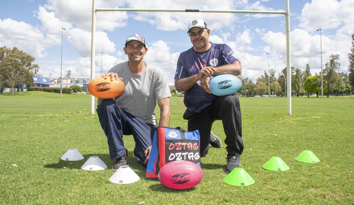 Peachey brothers David (left) and Dean are organising two sporting events to be held in Dubbo in the coming weeks. Picture by Belinda Soole