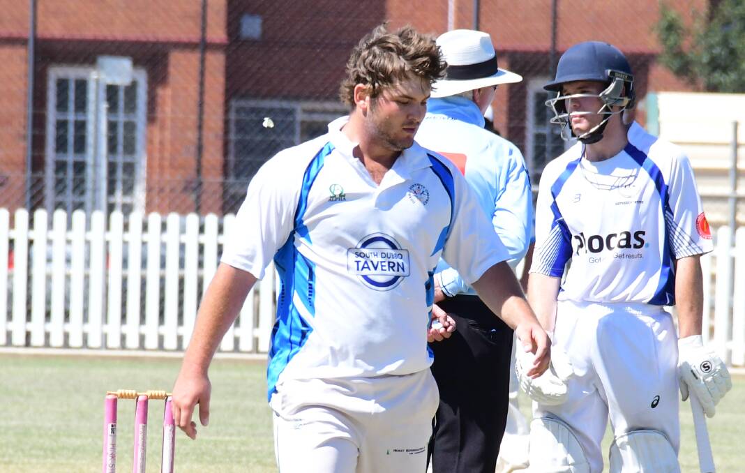 WICKETS: Ben Knaggs was the standout bowler during Dubbo's win on Sunday. Photo: BELINDA SOOLE
