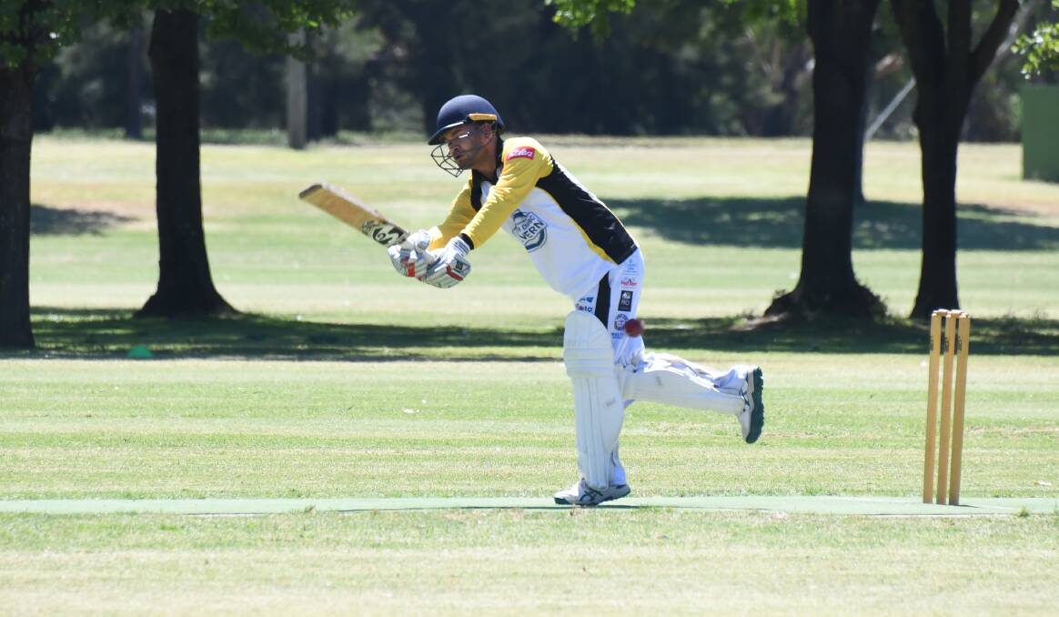 Sanam Deuja may be an opening batter but he starred with the ball on Saturday. Picture by Amy McIntyre