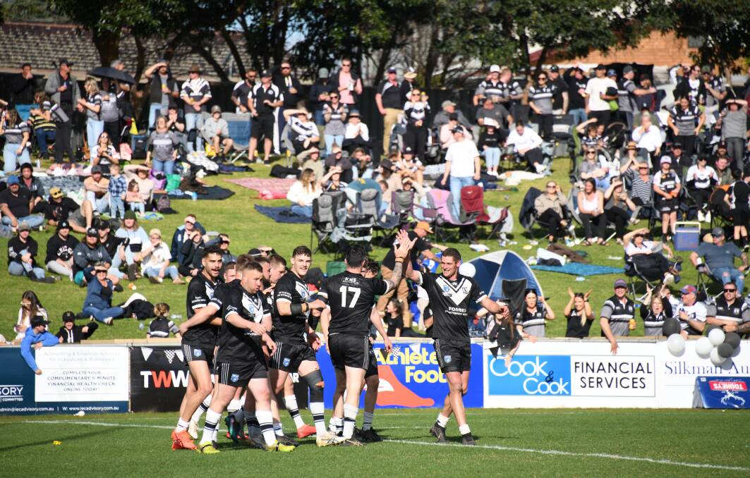 The crowd at Apex Oval during last year's Peter McDonald Premiership grand final between Dubbo CYMS and the Forbes Magpies. Picture by Amy McIntyre